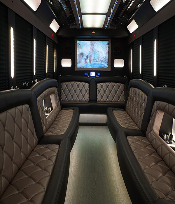 portland party bus interior